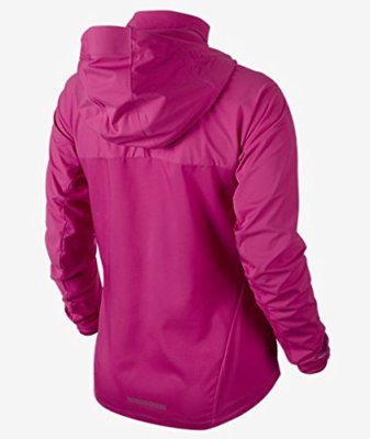 Nike Women's Shield Light Running Jacket, Hot Pink, 645639