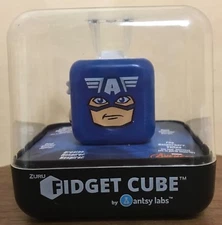 NEW "CAPTAIN AMERICA" ORIGINAL ZURU FIDGET CUBE BY ANTSY LABS  MARVEL COMICS