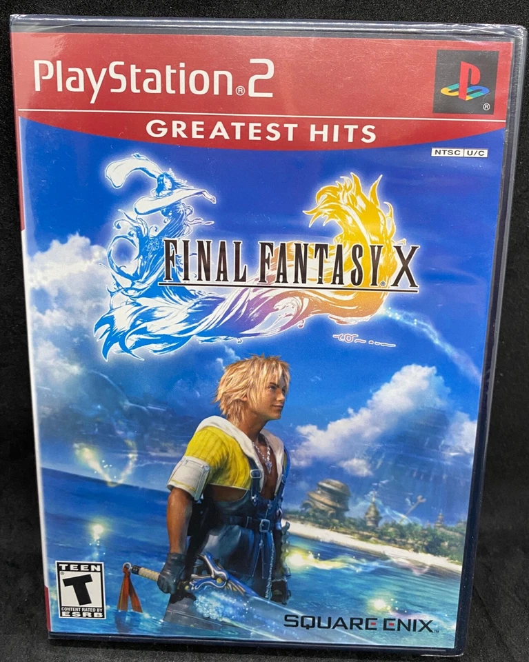 FFX Final Fantasy X 10 Ps2 Sony PlayStation 2 NTSC US Complete Memory Card