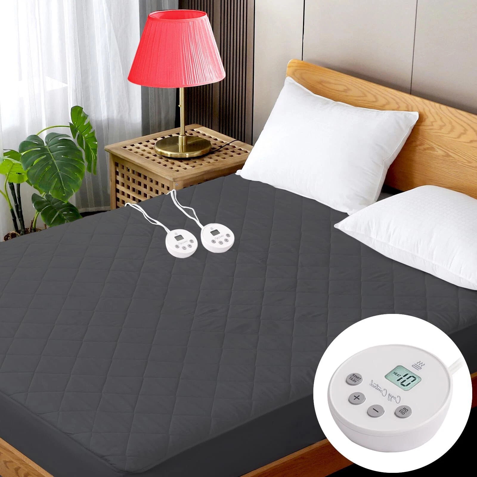 Heated Mattress Pad Full Size, 54”x75” Inch, (10 Heat Setting, Auto Shut Off