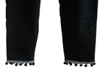 Womens Style & Co. black pull up pants ankle trim decoration 2 back pockets 14 — photo 2