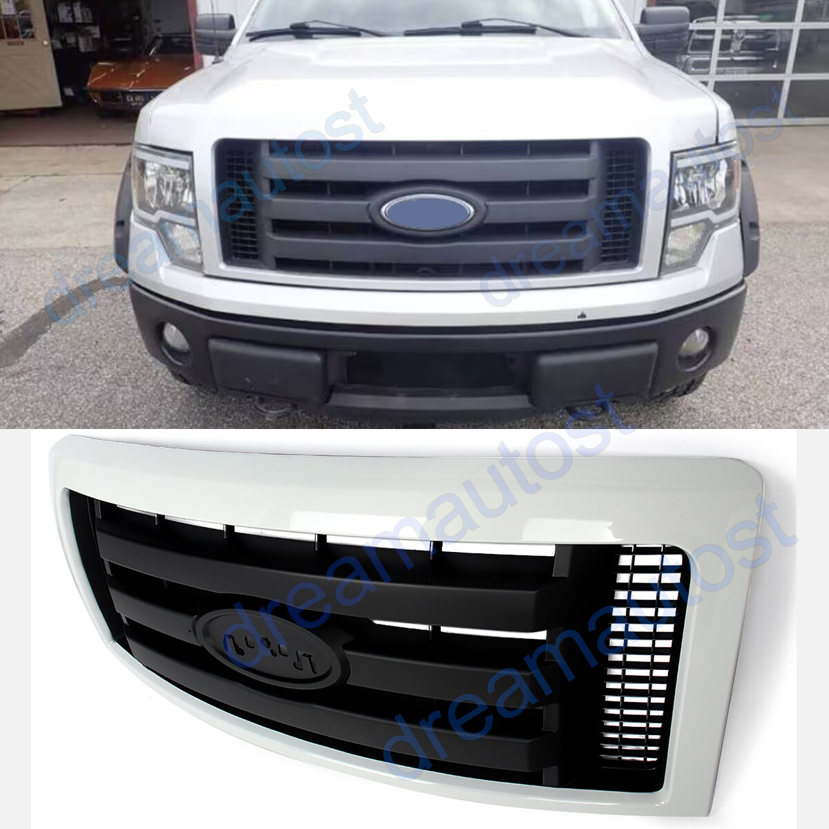 Harley Davidson Style Grille | 2009-2014 Ford F-150 | Painted