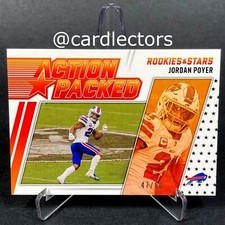 2021 Panini Rookies & Stars JORDAN POYER Action Packed #AP-20 Longevity SP /80