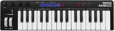 midiplus, 32-Key MIDI Keyboard Controller, 32-Key (AKM322)