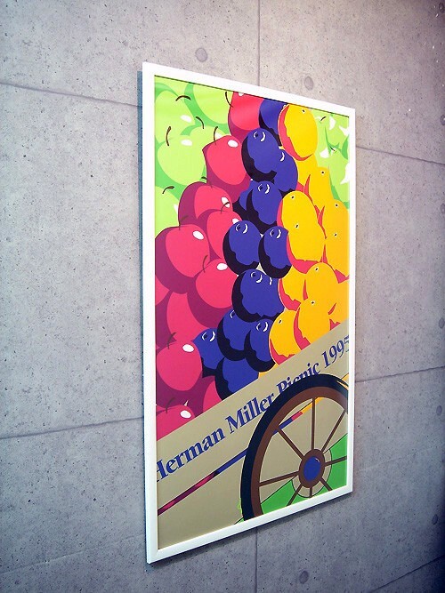 Herman Miller Poster Fruit Cart Summer Picnic 1995 Kathy Stanton