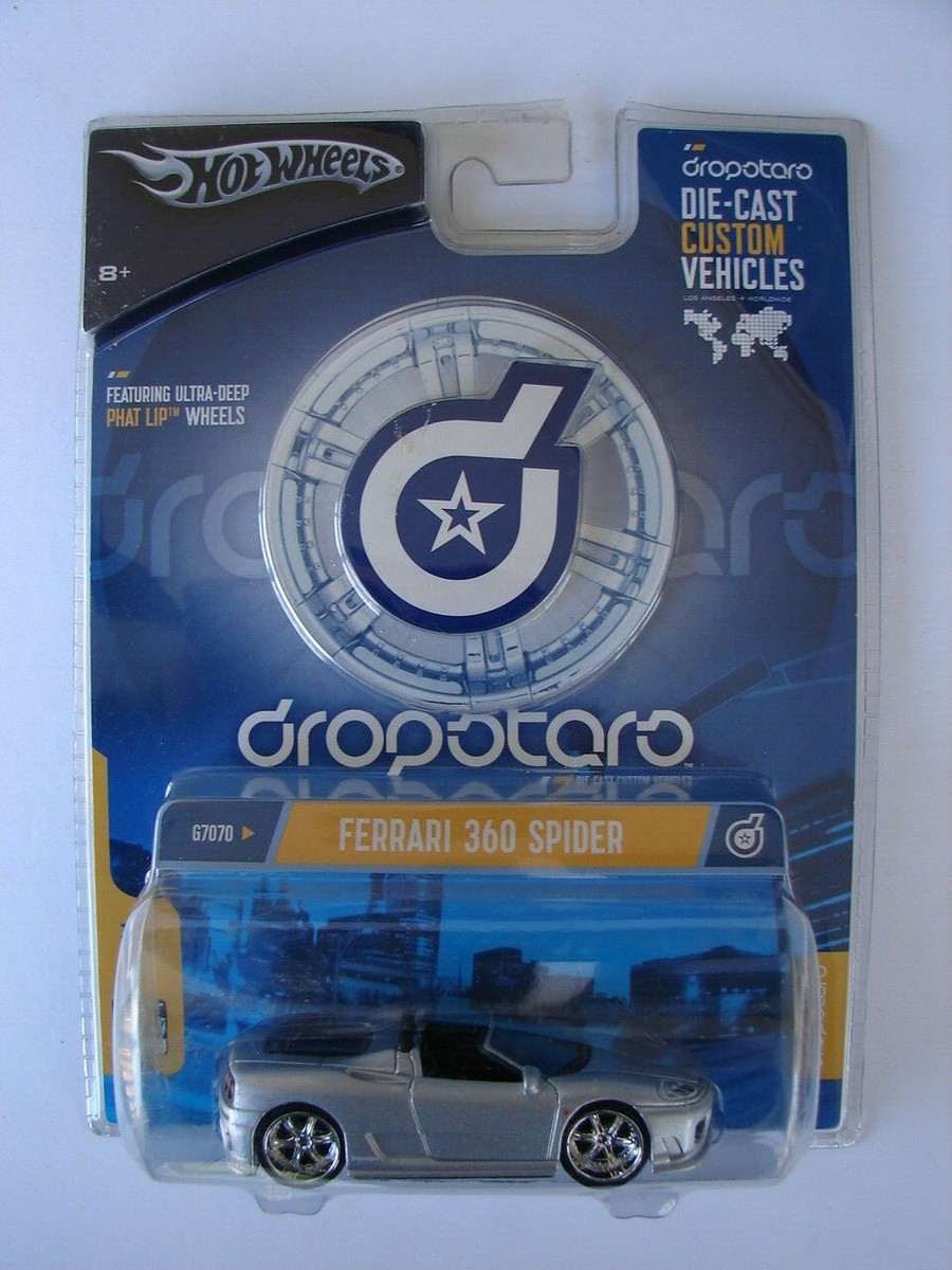 Hot Wheels Ferrari 360 Spider Dropstars G7070 Sealed 2004 Gray 1
