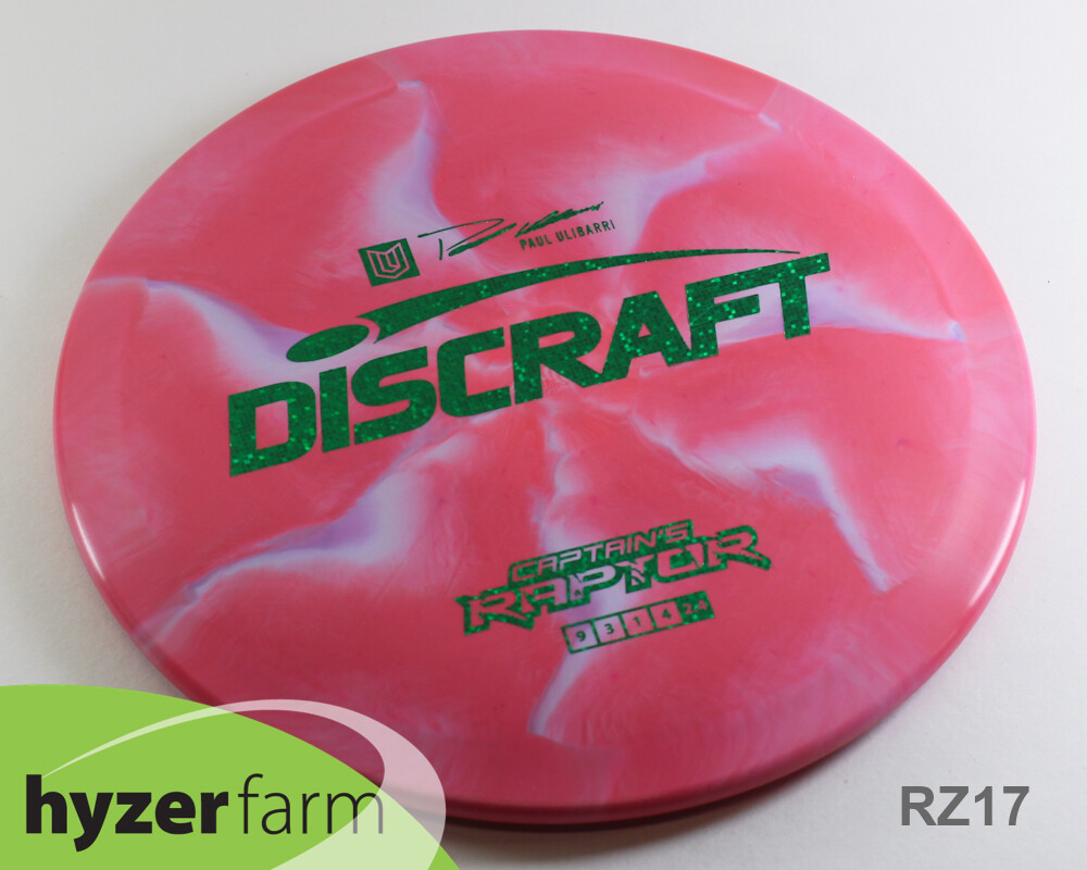 Disco Da Golf 2022 Disco Da Golf Discraft Swirl ESP 2022 Captain's Raptor: Scegli Peso/Colore, Distance Driver Discraft Hyzer Farm
