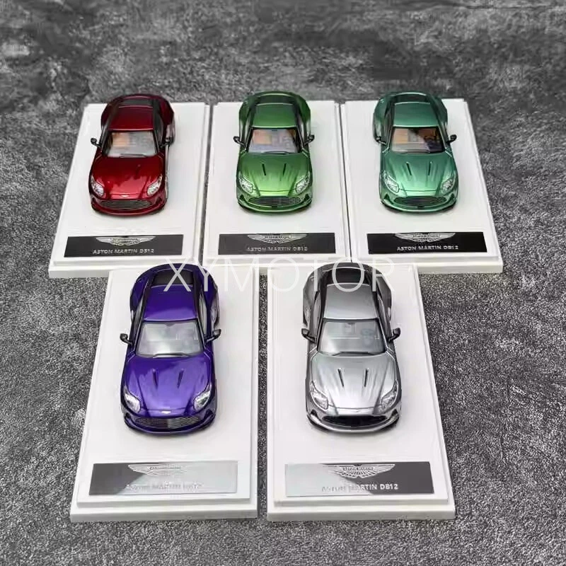 Xiaoguang 1/64 Aston Martin DB12 Diecast Coche Modelo Juguetes Verde/Rojo/Púrpura/Plateado Foto 2 de 4