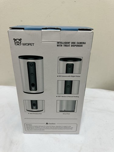 WOpet Smart Pet CameraDispensador de golosinas para perros Full HD WiFi Cámara para mascotas con noche... - Imagen 4 de 6