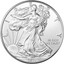 thumbnail 2 - 2021 American Silver Eagle 1 oz $1 - BU - Five 5 Coins
