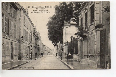 Thema LA BANQUE - la BANQUE DE FRANCE - CPA 51 - CHALONS SUR MARNE 2