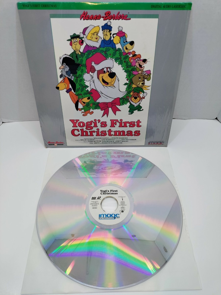 Yogis First Christmas Laserdisc LD Hanna-Barbera Rare 1983 NTSC