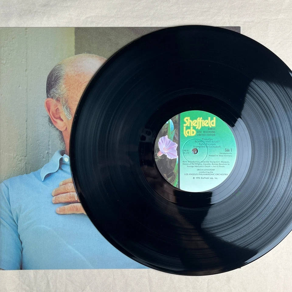 LEINSDORF Prokofiev: Romeo & Juliet 1978 Vinyl LP Sheffield Lab LAB-8 - VG+ - Imagem 3 de 4