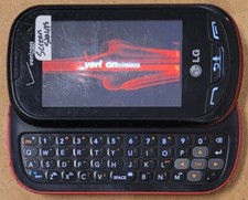LG Extravert VN271PP - Black and Red  Verizon  Cellular Slider Phone - READ