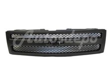 For 2007-2013 Silverado 1500 Pickup Grille Textured Black Grille And Shell