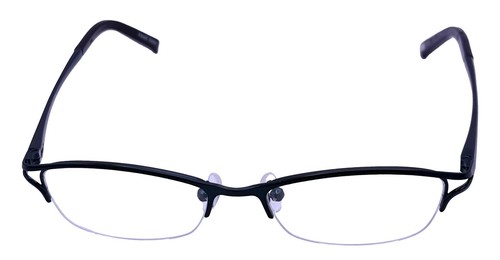 Jones New York Womens Rimless Rectangle Teal Metal Eyewear Frame. J129 48mm - 第 2/13 張圖片