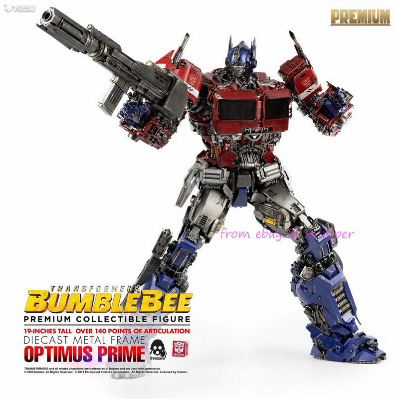 Perfect Threezero Premium Bumblebee Optimus Prime 19in Action