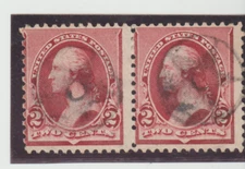 US Scott #219D Used Pair