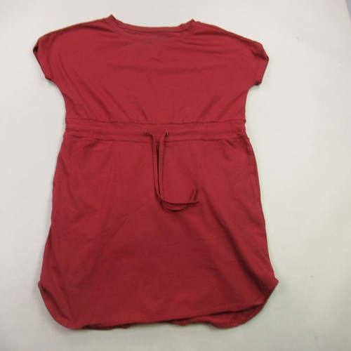 Robe Balance Athletica femme grandes manches courtes légère droite rouge