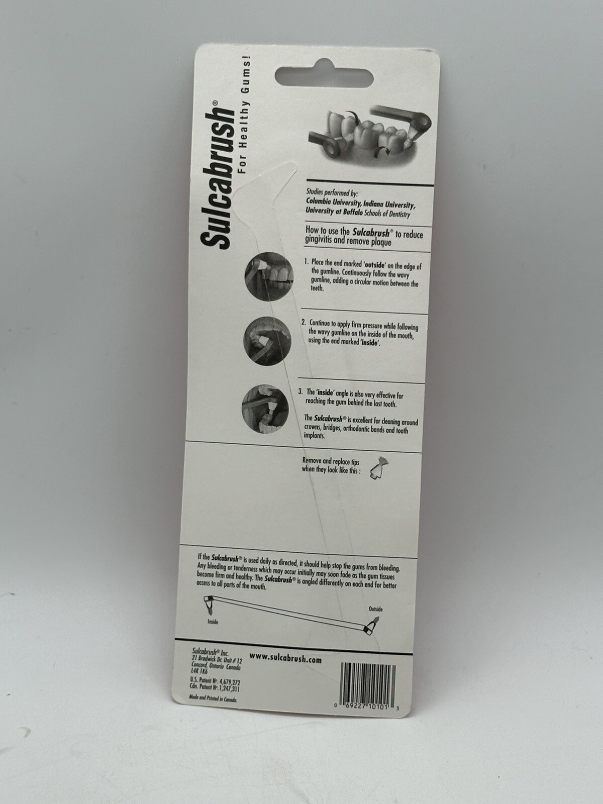 5 Pack Sulcabrush Handle Flossing Brush Brand New Easy Floss Free