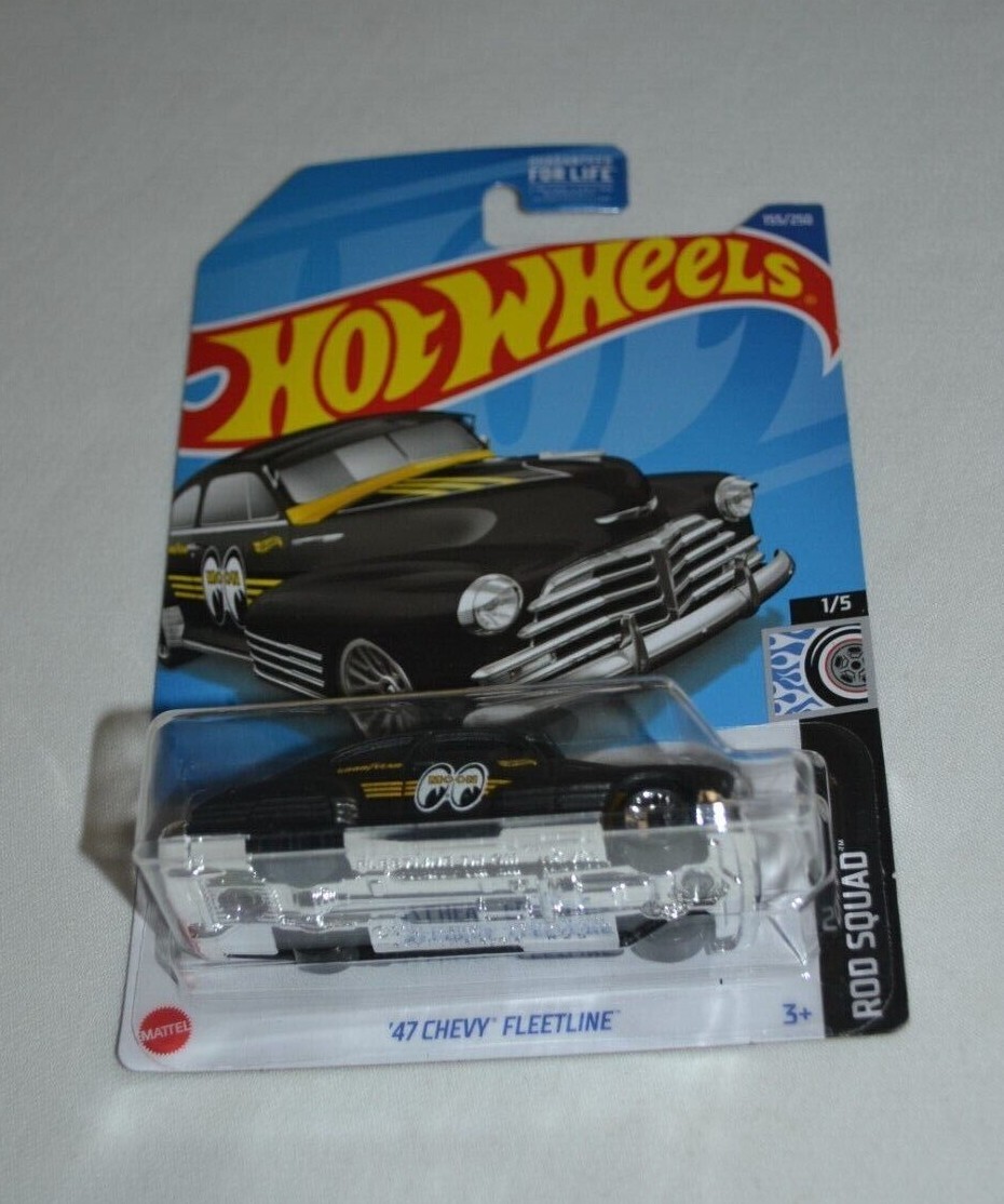 HOT WHEELS 2022 ROD SQUAD 1/5 - ' 47 CHEVY FLEETLINE SATIN