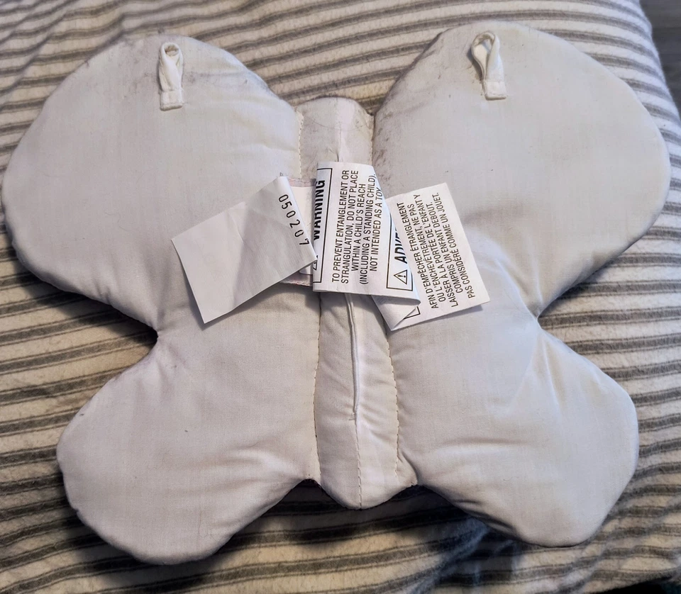 Mariposas de ciruela de azúcar Cocalo colgante flor púrpura/rosa - Juego de 3 piezas Foto 2 de 4