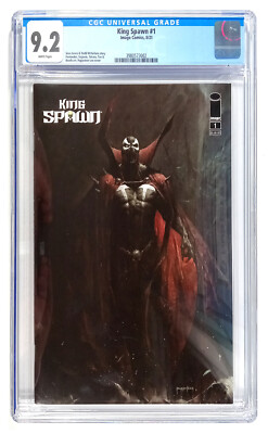 King Spawn #1A CGC 9.2 White Pages Todd McFarlane (2021) Image  Free Ship