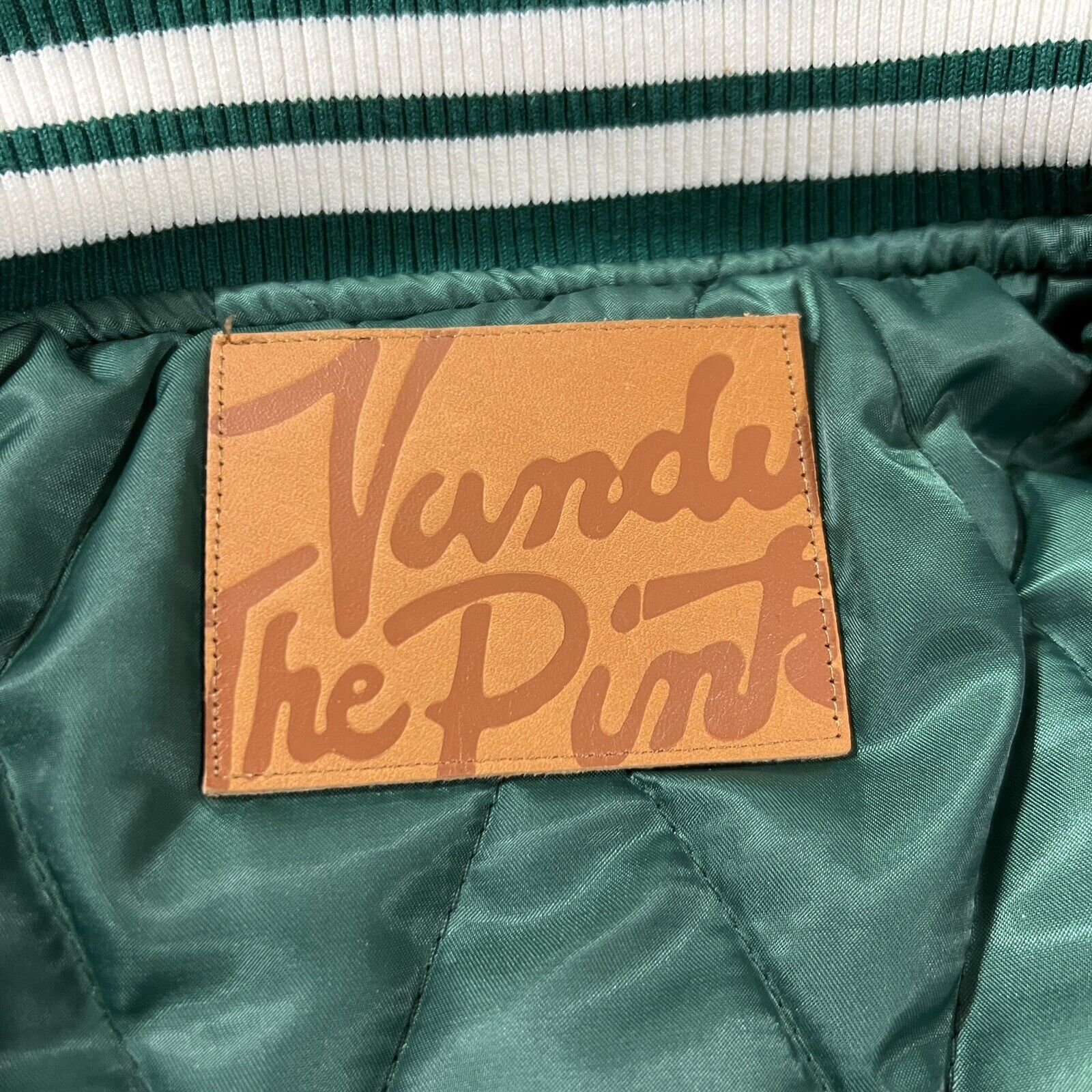 Vandy The Pink x Parsley Varsity Jacket Green Size L Newt Milktpapi