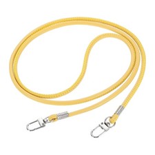 Crossbody Replacement Chain Strap, 120cm Thin Soft PU Strap Yellow 