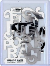 2022 Skybox Metal Universe Marcelo Mayer Platinum Portrait #PP-4 Red Sox RC