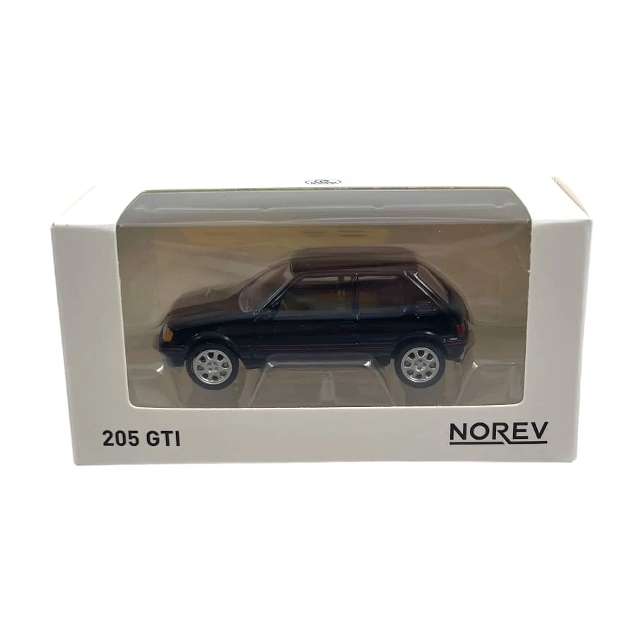 Modellino Auto Norev 1/54 Peugeot 205 GTI 1988 Black - Immagine 3 di 3