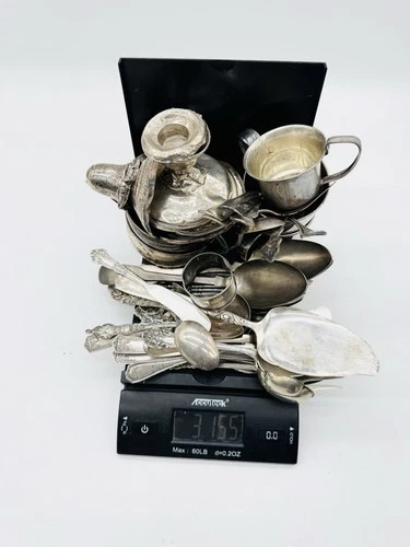 3lb 15.5oz Sterling Silver .925  SCRAP USEABLE Reed & Barton mix Silverware S2