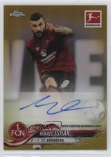 Mikael Ishak Chrome Bundesliga 2018 Gold Refractor /50 #2 Auto