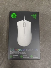 Razer DEATHADDER ESSENTIAL Wired Optical Gaming Mouse - WHITE RZ01-03850200-R3U1