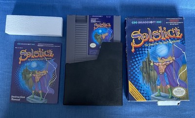 Solstice: The Quest for the Staff of Demnos With Box & Manual Tested