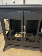 Bio Ethanol Fire , Freestanding No Flue Needed . No Glass Works Perfect