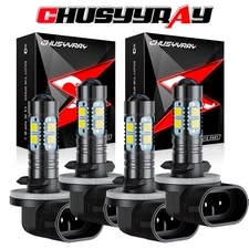 4x 881 LED Fog Light Driving Bulbs for 862 889 894 898 White 6000K