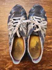 Rieker Antistress Womens Floral Walking Sneakers Grey Lace Up Shoes EU 40/US 9