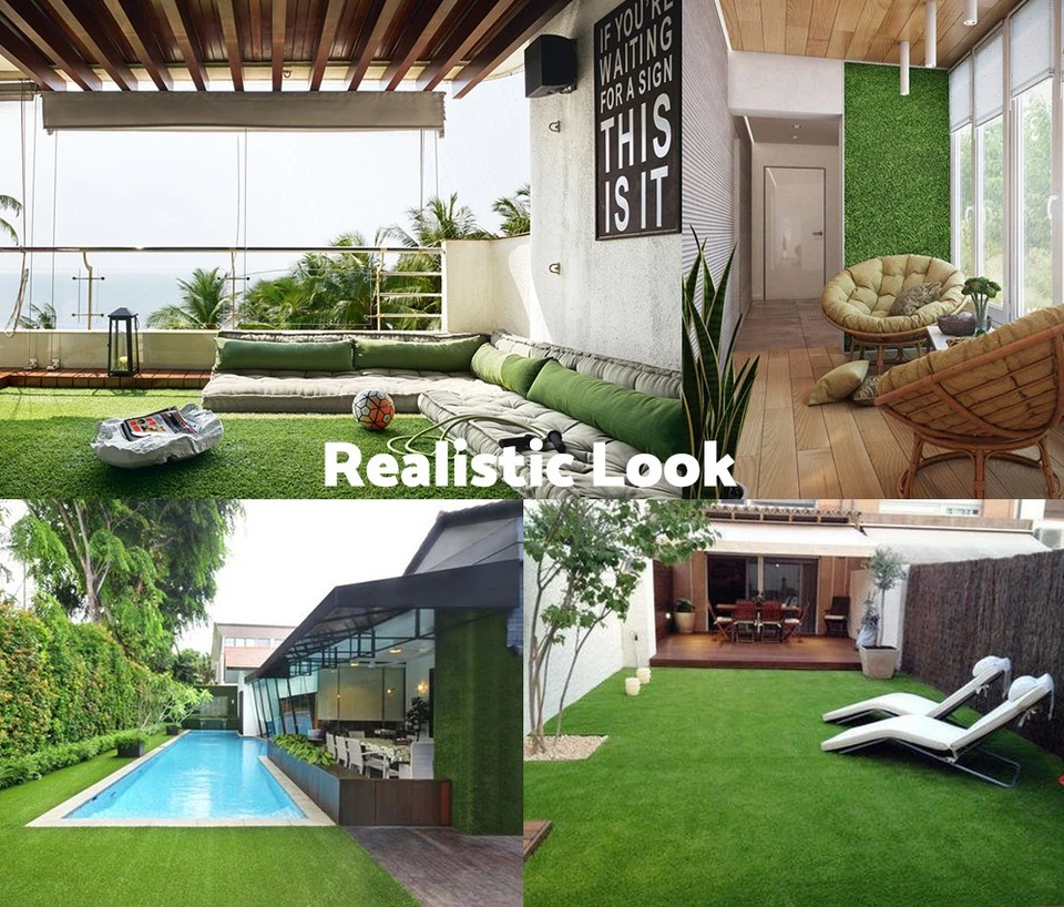 Mobi Artificial Synthetic Grass Fake Lawn 30mm Turf Plastic Plant 10-60SQM - image 4 of 4