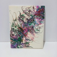 Original Acrylic Pour Painting Abstract Art Canvas