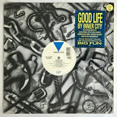 HOUSE - INNER CITY - GOOD LIFE - VIRGIN RECORDS ORIGINAL PRESSING IN SHRINK
