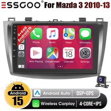 9 For Mazda 3 2010-2013 Apple Carplay Car Gps Navi Radio Stereo Wifi 464gb Ahd