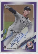 2021 Topps Chrome Rookie Purple Refractor 196/250 Nick Nelson #RA-NNE Auto 4al