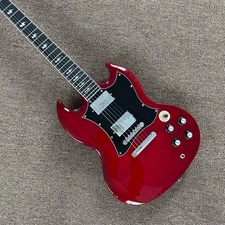 SG Custom Shop Cherry Red electric guitar Angus Young black pickguard