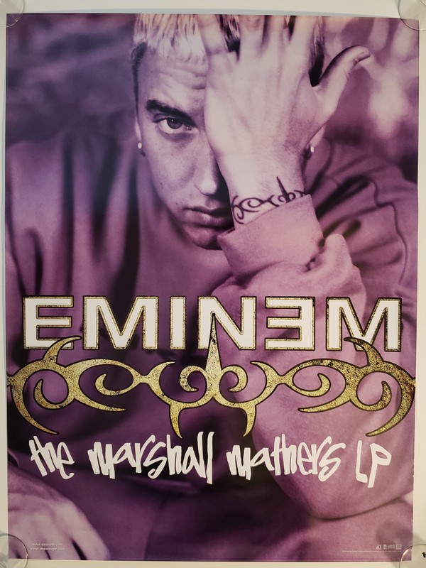 Eminem the Marshall Mathers LP poster 18x24 Circa 2000