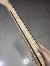 New 22 fret rosewood flame Maple guitar neck gloss 25.5in DIY parts