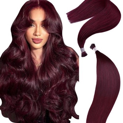 Eliysako Remy-Hair I Tip Hair Extensions Human Hair 18inch 40g/pack I Tips Hair