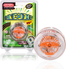 Toys Limelight LED Light-Up Beginner Yo-Yo, Clear and Orange
