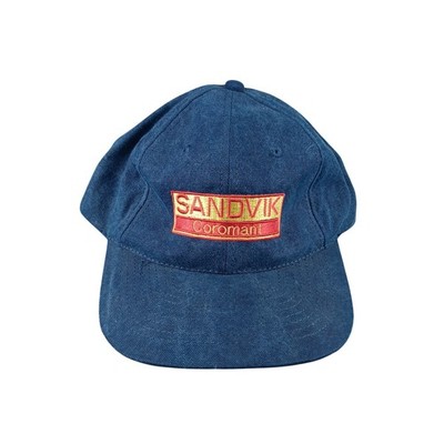 Sandvik Coromant Blue Baseball Cap Mens Adjustable Logo Cotton