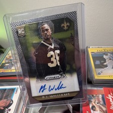Panini 2015 Prizm P.J. Williams Rookie Autograph #RS-PJ Saints NFL Card